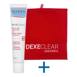 Dexeryl Dexeprzezroczysty matujący płyn wodny SPF 50, 40 ml