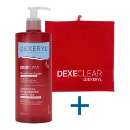 Dexeryl Dexeclear pieniący żel oczyszczający do skóry zanieczyszczonej, 400 ml