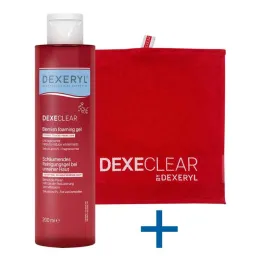 Dexeryl Dexeclear pieniący żel oczyszczający do skóry zanieczyszczonej, 200 ml