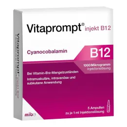 Vitaprompt injekt B12 1000 µg roztwór do wstrzykiwań, 5X1 ml