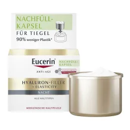 Eucerin Anti-Age Wypełniacz hialuronowy + uelastyczniający krem na noc, 50 ml