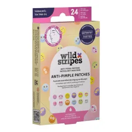 Plastry przeciwpryszczowe Wild Stripes Smile Stop, 24 szt