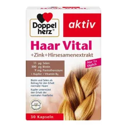 Doppelherz Hair Vital + Cynk + Kapsułki Jaglane, 30 szt