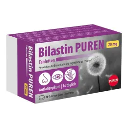 Bilastin Puren 20 mg tabletki, 50 szt