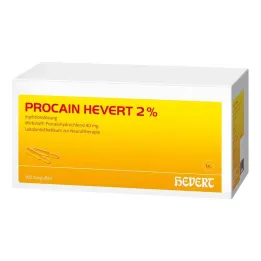 Procaine Hevert 2% roztwór do wstrzykiwań w ampułkach, 100x2 ml