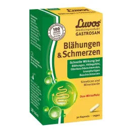 Luvos Gastrosan Wzdęcia & Kapsułki przeciwbólowe, 30 szt
