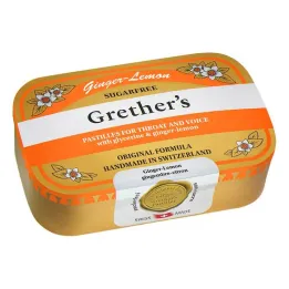 Grethers Ginger Cytryna bez cukru, 110 g