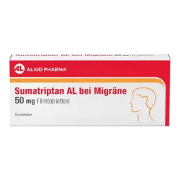 Sumatryptan AL na migrenę 50 mg tabletki powlekane, 2 szt