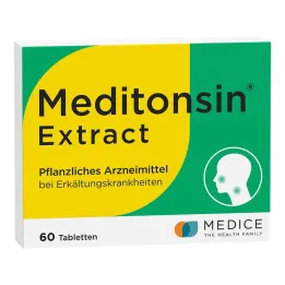 Meditonsin Extract ziołowe tabletki na przeziębienie, 60 szt