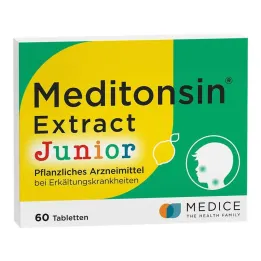 Meditonsin Extract Junior ziołowe tabletki na przeziębienie, 60 szt