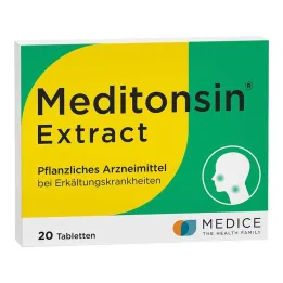 Meditonsin Extract ziołowe tabletki na przeziębienie, 20 szt