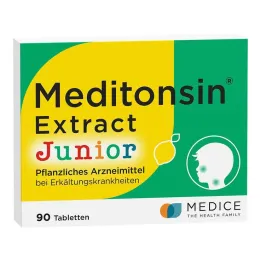 Meditonsin Extract Junior ziołowe tabletki na przeziębienie, 90 szt