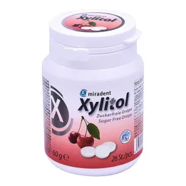 Miradent Xylitol Drops Wiśniowa Puszka, 60 g