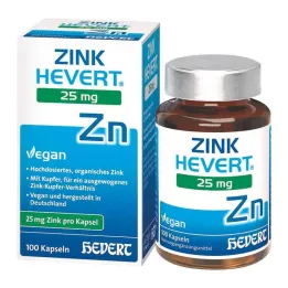 Cynk Hevert 25 mg kapsułki, 100 szt
