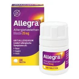 Allegra tabletki na alergię 20 mg tabletki puszka 100 szt