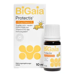 Bigaia Protectis plus krople z witaminą D3, 10 ml