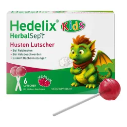 Hedelix Herbalsept Lizaki na kaszel dla dzieci, 6 szt