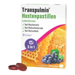 Transpulmin pastylki na kaszel, 20 szt