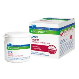 Magnesium Diasporal pro + witamina B.DEPOT piżmo.+ Zakładka na nerwy, 60 szt