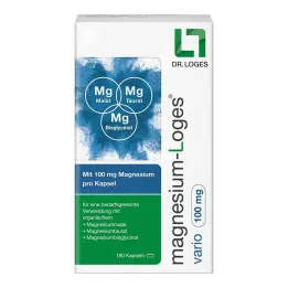 Magnez-Loges vario 100 mg kapsułki, 180 sztuk