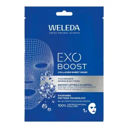 Weleda Exo Boost Kolagenowa maska w płachcie niebieska goryczka, 20 ml