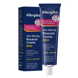 Alergiczny krem przeciw zaczerwienieniom na trądzik różowaty Med, 30 ml
