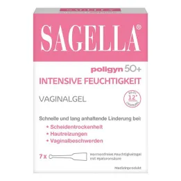 Sagella poligyn 50 + żel intensywnie nawilżający, 7 szt