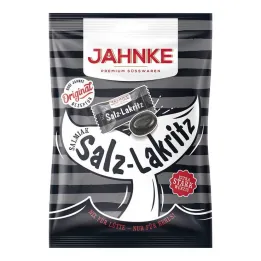 Jahnke Salmiak Cukierki solne z lukrecją, 125 g