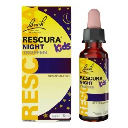 Kwiaty Bacha Rescura Night Kids krople bezalkoholowe, 10 ml