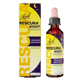 Krople na noc Bach Flower Rescura, bez alkoholu, 20 ml