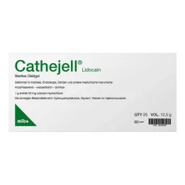 Sterylny lubrykant Cathejell Lidocaine Zhs 12,5 g, 25 szt